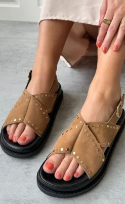 Copenhagen Shoes Sandaler - Stronger Studs - Safari