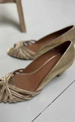 Copenhagen Shoes Stiletter - All I Need - Gold Platino