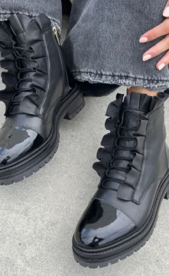 Copenhagen Shoes Støvle - Pretty - Black Patent