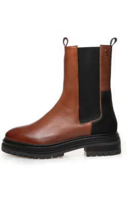 Copenhagen Shoes Støvler - It's A Kind Of Magic - Cognac/Black/Brown