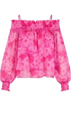 Cras Bluse - Sierra - Pink Rosegarden