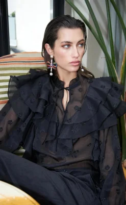 Cras Bluse - Sylvia - Black