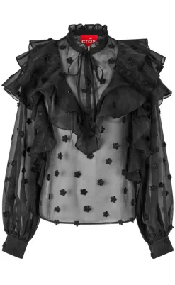 Cras Bluse - Sylvia - Black