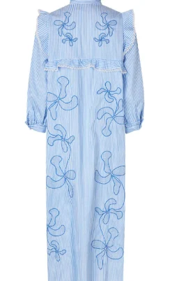 Cras Kjole - Cody - White Blue Stripe