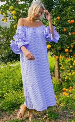 Cras Kjole - Ita - Blue Stripe