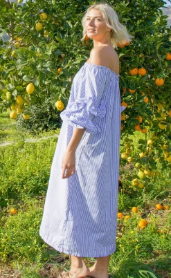 Cras Kjole - Ita - Blue Stripe