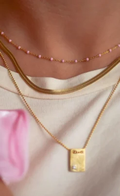 ENAMEL Copenhagen Halskæde - Caroline - Gold Colour