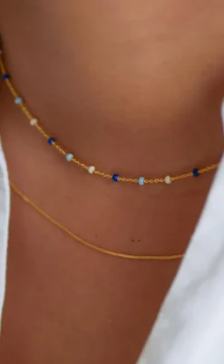 ENAMEL Copenhagen Halskæde - Lola - Marine Gold Colour