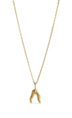 ENAMEL Copenhagen Halskæde - Wishbone - Gold Colour