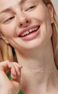 ENAMEL Copenhagen Halskæde- Kia - Silver Colour