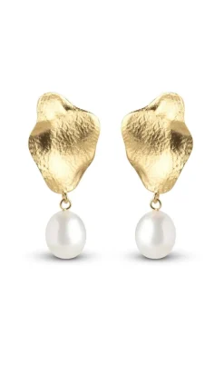 ENAMEL Copenhagen Øreringe - Caia Large - Pearls