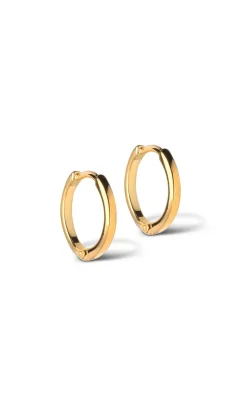 ENAMEL Copenhagen Øreringe - Classic Hoops - Gold Colour