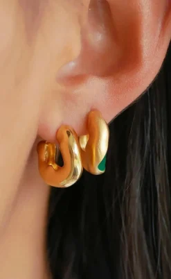 ENAMEL Copenhagen Øreringe - Gianna - Gold Colour