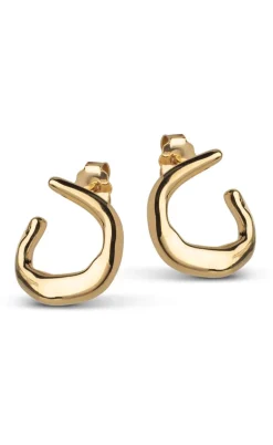 ENAMEL Copenhagen Øreringe - Inga - Gold Colour