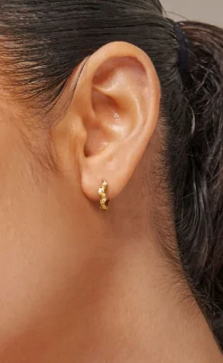 ENAMEL Copenhagen Øreringe - Laia - Clear/Light Pink/Light Apple Green