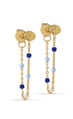 ENAMEL Copenhagen Øreringe - Lola - Marine