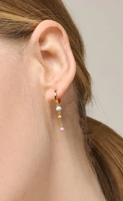 ENAMEL Copenhagen Øreringe - Lola Bold Hoops - Rainbow