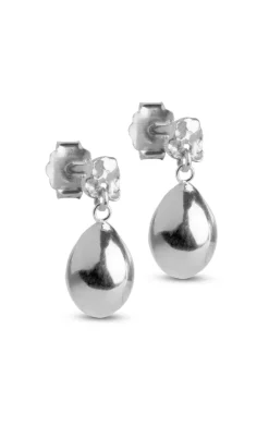 ENAMEL Copenhagen Øreringe - Poe - Silver Colour