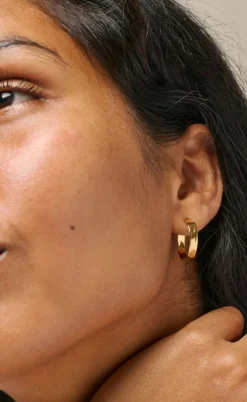 Enamel Copenhagen Øreringe - Sandra Narrow - Forgyldt