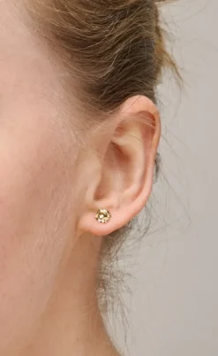 ENAMEL Copenhagen Øreringe - Studs Sunshine - Gold Colour