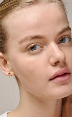 ENAMEL Copenhagen Øreringe - Sunshine Drop - Pink