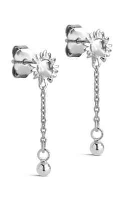 ENAMEL Copenhagen Øreringe - Sunshine Drop - Silver Colour