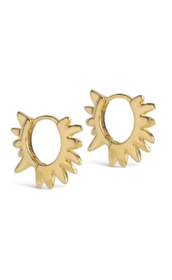 ENAMEL Copenhagen Øreringe - Sunshine Leaves - Gold Colour