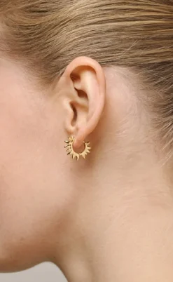 ENAMEL Copenhagen Øreringe - Sunshine Leaves - Gold Colour