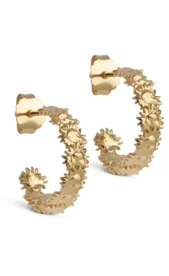 ENAMEL Copenhagen Øreringe - Sunshine Wreath - Gold Colour