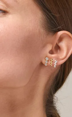 Enamel Copenhagen Øreringe - Trinity - Sølv