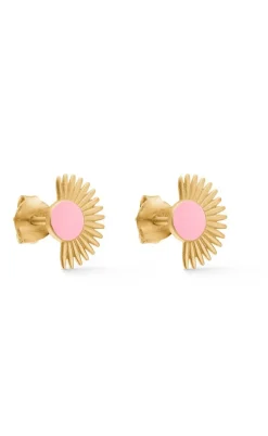 ENAMEL Copenhagen Øreringe / Stud - Soleil - Rose