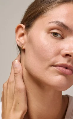 ENAMEL Copenhagen Ørestikkere - Trinity - Gold Colour