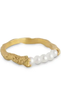 ENAMEL Copenhagen Ring - Ailana - Gold Colour