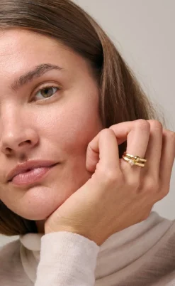 ENAMEL Copenhagen Ring - Ariel - Gold Colour