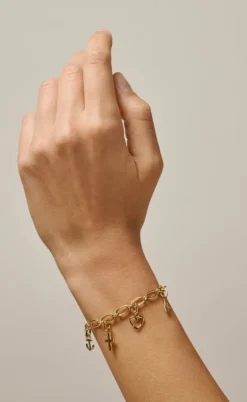 ENAMEL Copenhagen Vedhæng - Steady Anchor - Gold Colour