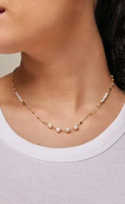 Enamel Halskæde - Lola Perla - Dreamy/Pearl