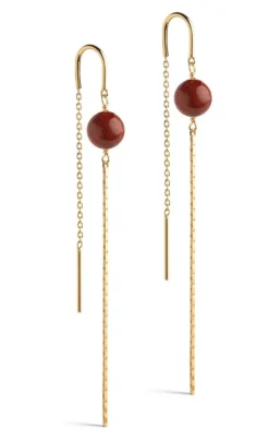 Enamel Ørering - Aga - Brown