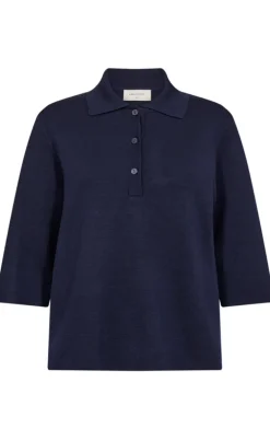 Freequent Bluse - Ani - Navy Blazer