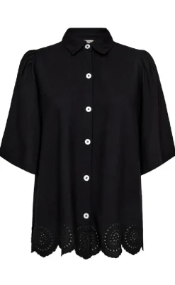 Freequent Bluse - Linus - Black