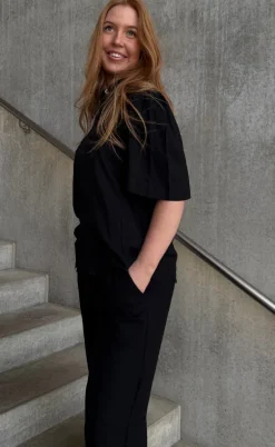 Freequent Bluse - Linus - Black