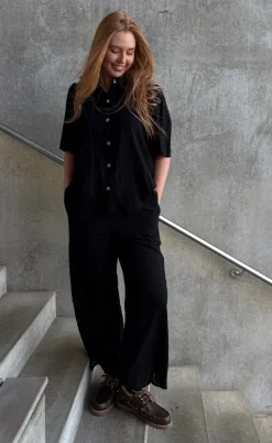 Freequent Bluse - Linus - Black