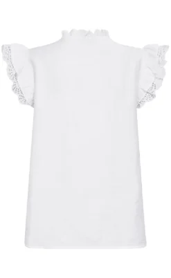 Freequent Bluse - Lisa - Brilliant White