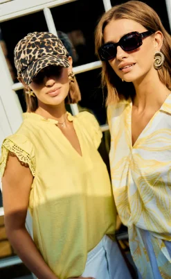 Freequent Bluse - Lisa - Goldfinch