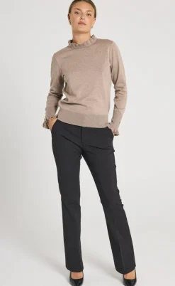 Freequent Bukser - Isadora Bootcut - Black