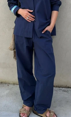 Freequent Bukser - Jally - Navy Blazer