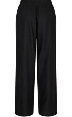 Freequent Bukser - Lava  - Black