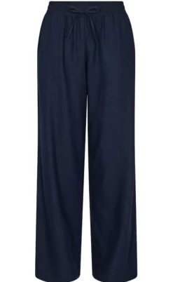 Freequent Bukser - Lava  - Navy Blazer