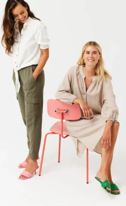 Freequent Bukser - Lava Cargo - Deep Lichen Green