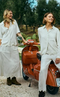 Freequent Bukser - Linus - Moonbeam Melange