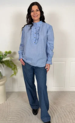 Freequent Bukser - Lisea - Medium Blue Denim